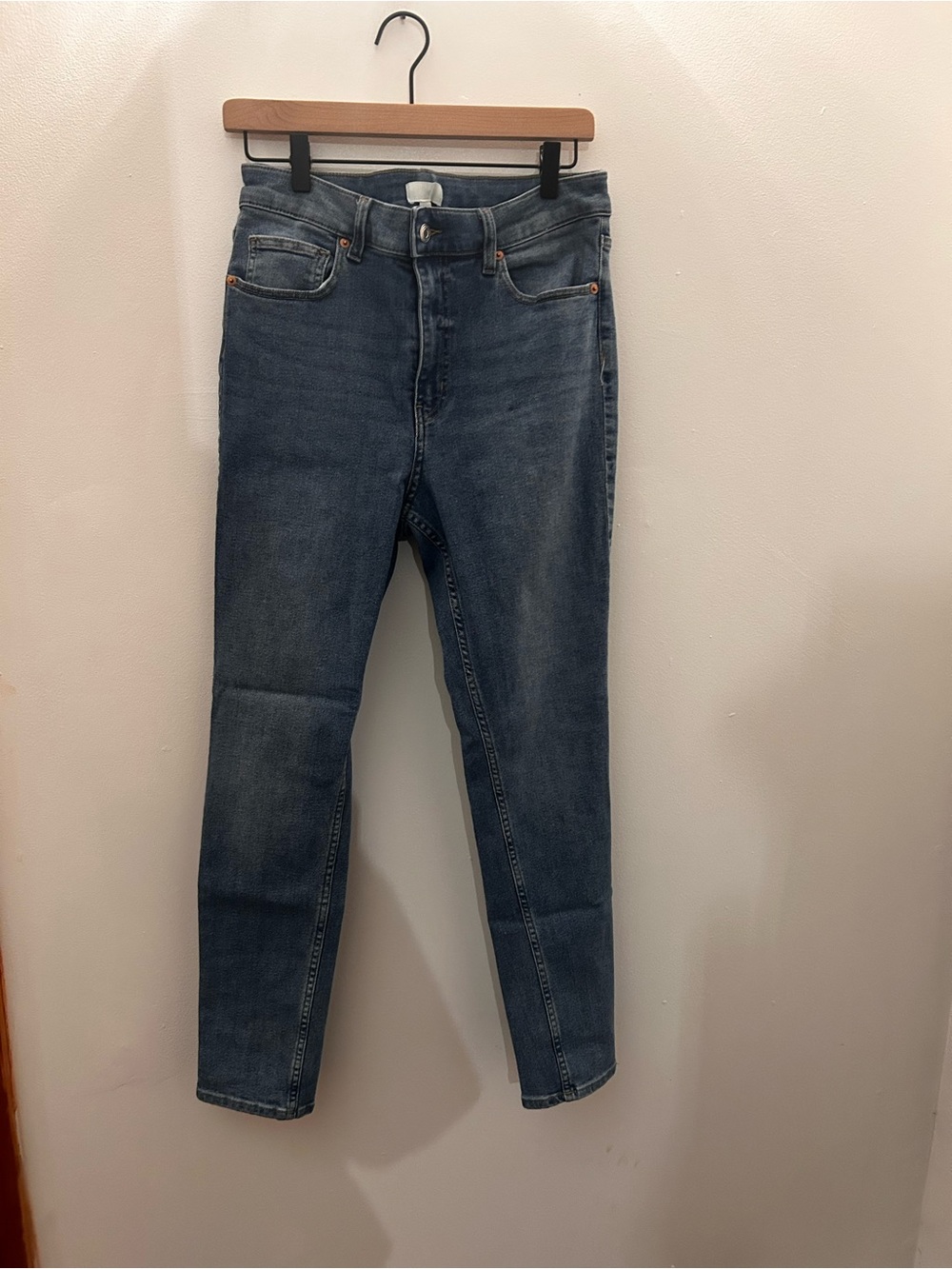 H&M Skinny Jeans in Denim Blue